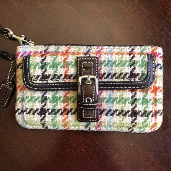 Coach Handbags - Coach wool wristlet